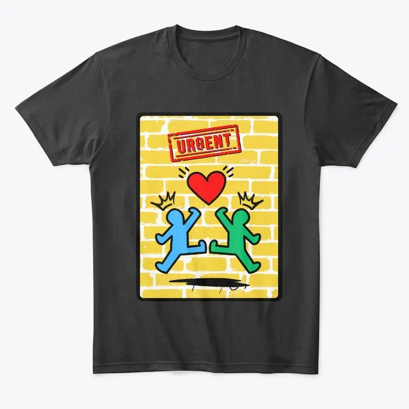 Urgent Love: Keith Haring doodle Style